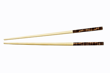 Image showing Wood chopsticks