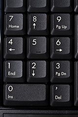 Image showing computer keyboard closeup