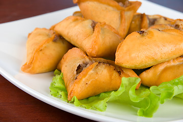 Image showing Meat roasted dumplings