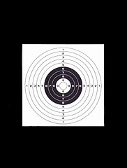 Image showing Shooting target sheet