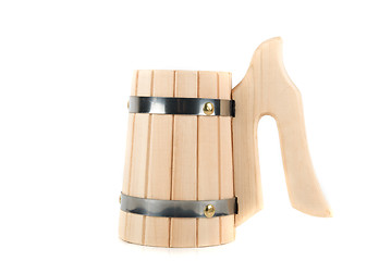 Image showing wooden handmade mug