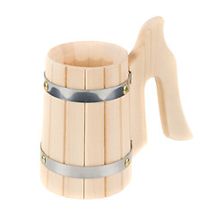 Image showing wooden handmade mug