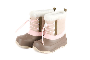 Image showing child winter boots