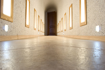 Image showing long corridor 