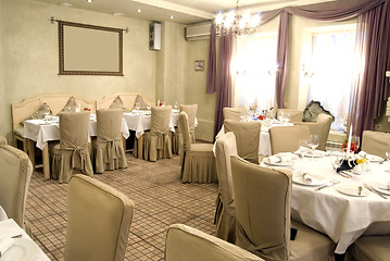 Image showing Restaurant hall 