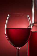 Image showing Red wine