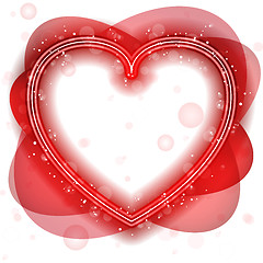 Image showing Happy Valentine's Day Neon Heart