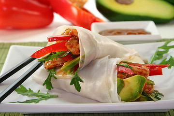 Image showing Asian Wrap