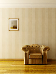 Image showing classic sofa 3D rendering