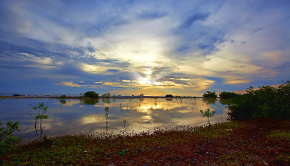 Image showing Bonaire lake