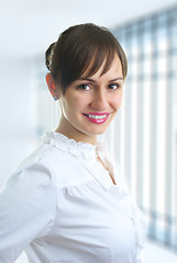 Image showing Young business woman portrait