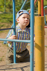 Image showing Boy on playground