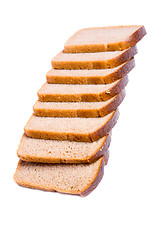Image showing black bread