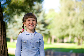 Image showing Laughing little girl