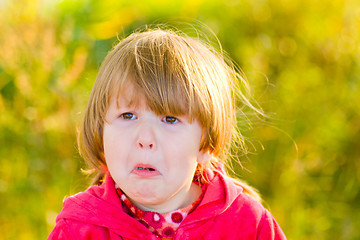 Image showing Crying girl