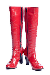 Image showing Red boots