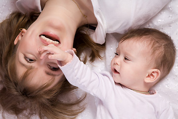 Image showing Mother with baby