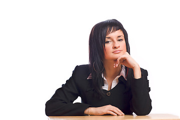 Image showing Young business woman