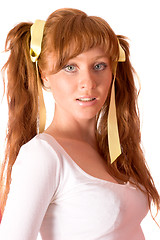 Image showing Redhead woman