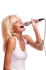 Image showing singing