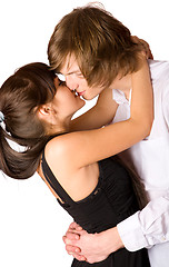 Image showing couple kissing