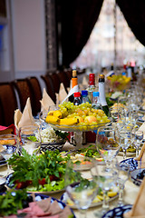 Image showing Restaurant table