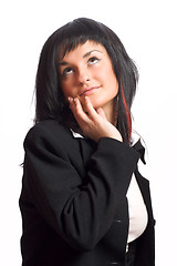 Image showing Young business woman