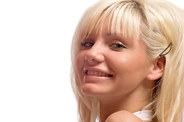 Image showing beautiful cheerful woman