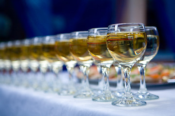 Image showing Glasses of wine
