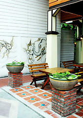 Image showing Outdoor restaurant