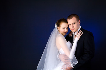 Image showing Bride and groom