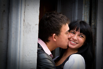 Image showing Happy young couple