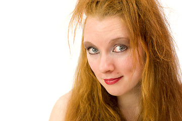 Image showing Redhead woman