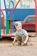 Image showing Boy on playground