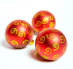 Image showing christmas balls