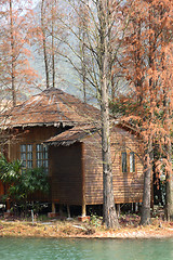 Image showing house on water front property 