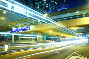 Image showing Traffic through downtown 