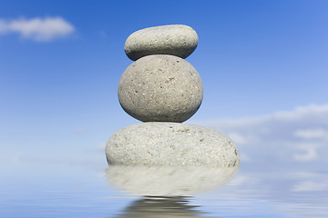 Image showing Zen Pebbles