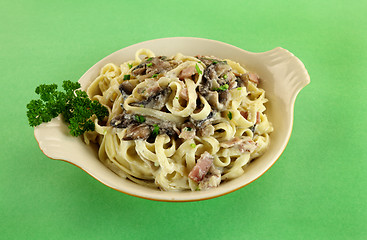 Image showing Fettucini Carbonara