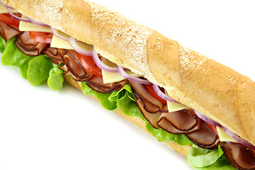 Image showing Giant Salad Sub