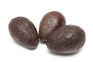 Image showing Three avocados