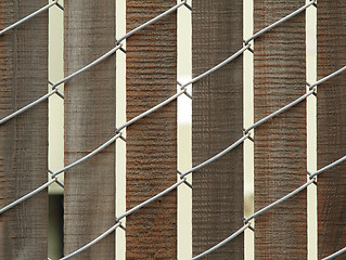 Image showing Wooden fence