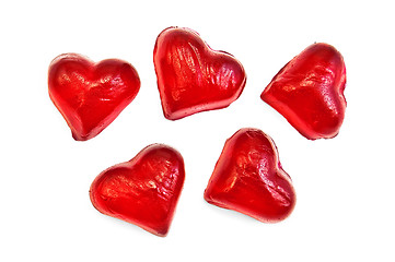 Image showing Hearts of marmalade