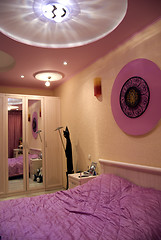 Image showing pink bedroom 