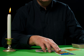 Image showing Tarot reader