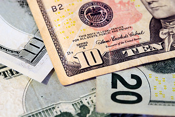 Image showing background of American money