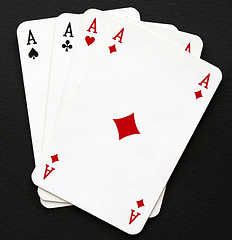 Image showing four aces 