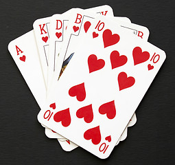 Image showing royal flush 