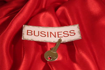 Image showing The key to business