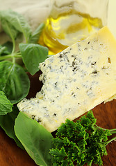 Image showing Blue Cheese And Salad